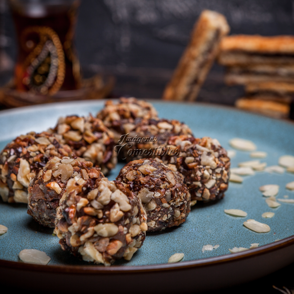 Trufas de Cacao y Avellana