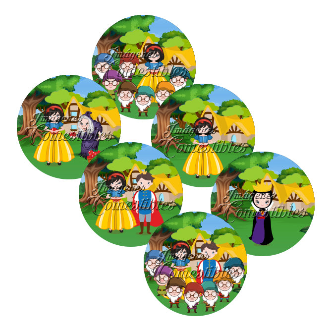 Obleitas comestibles - Blanca Nieves