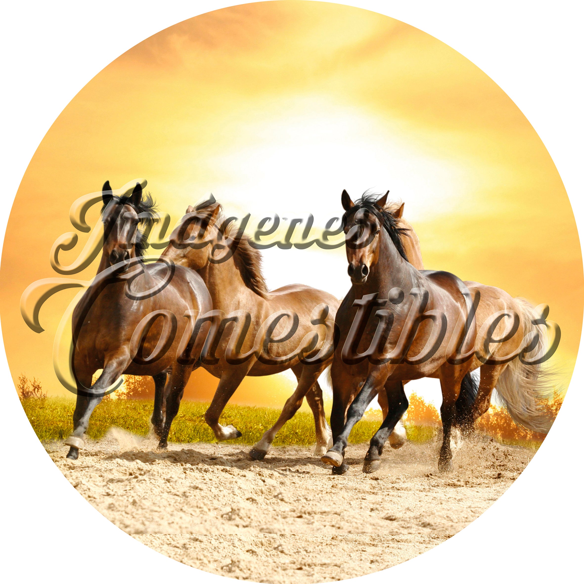 Oblea comestible - Caballo-1
