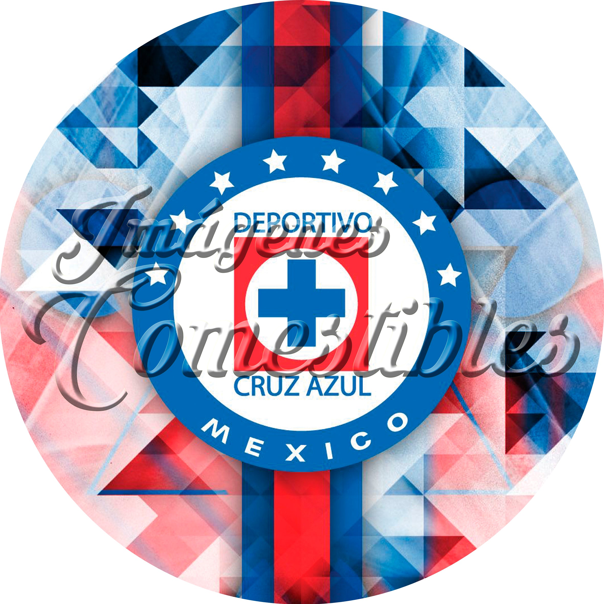 Oblea comestible - Cruz azul-2