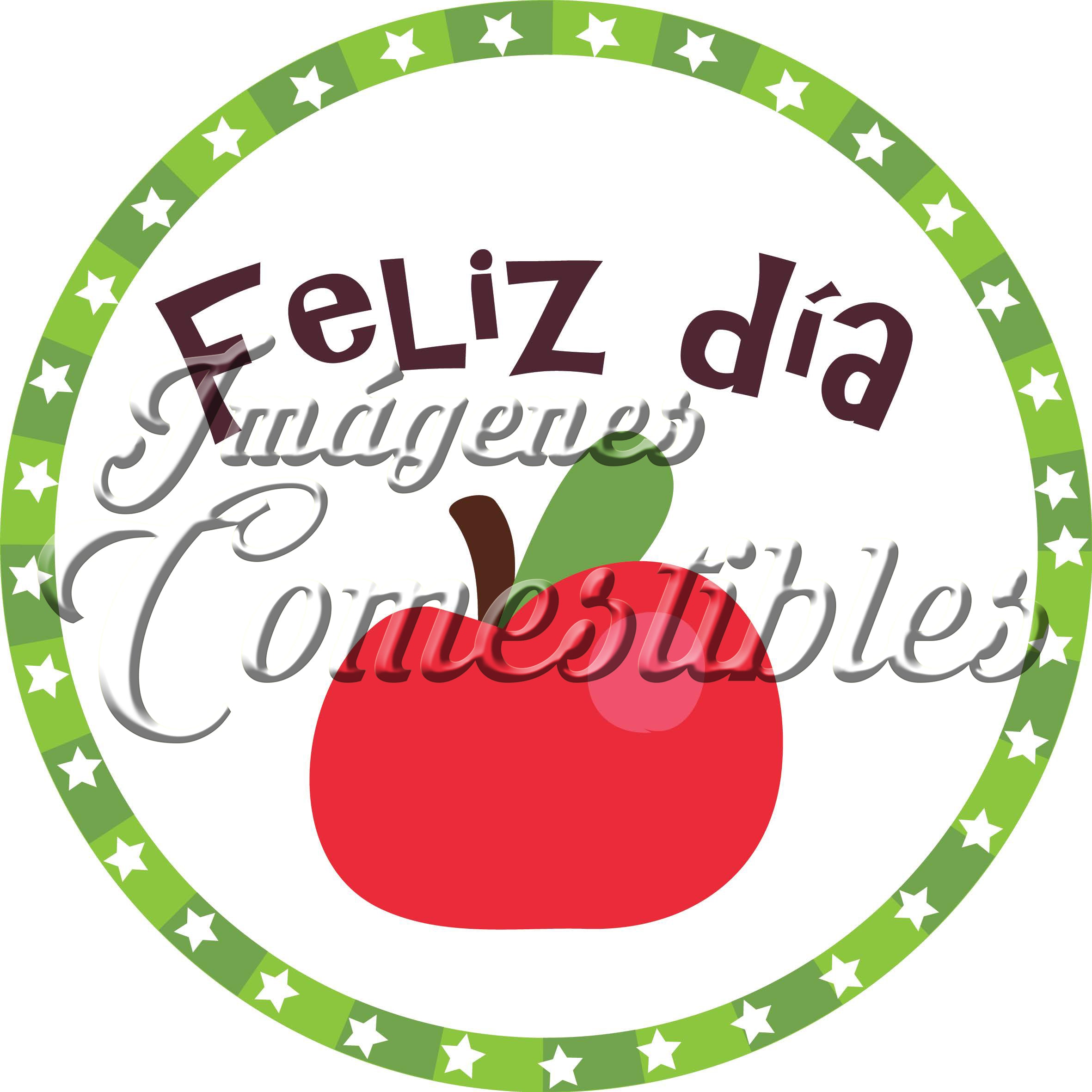 Oblea comestible - Día del maestro