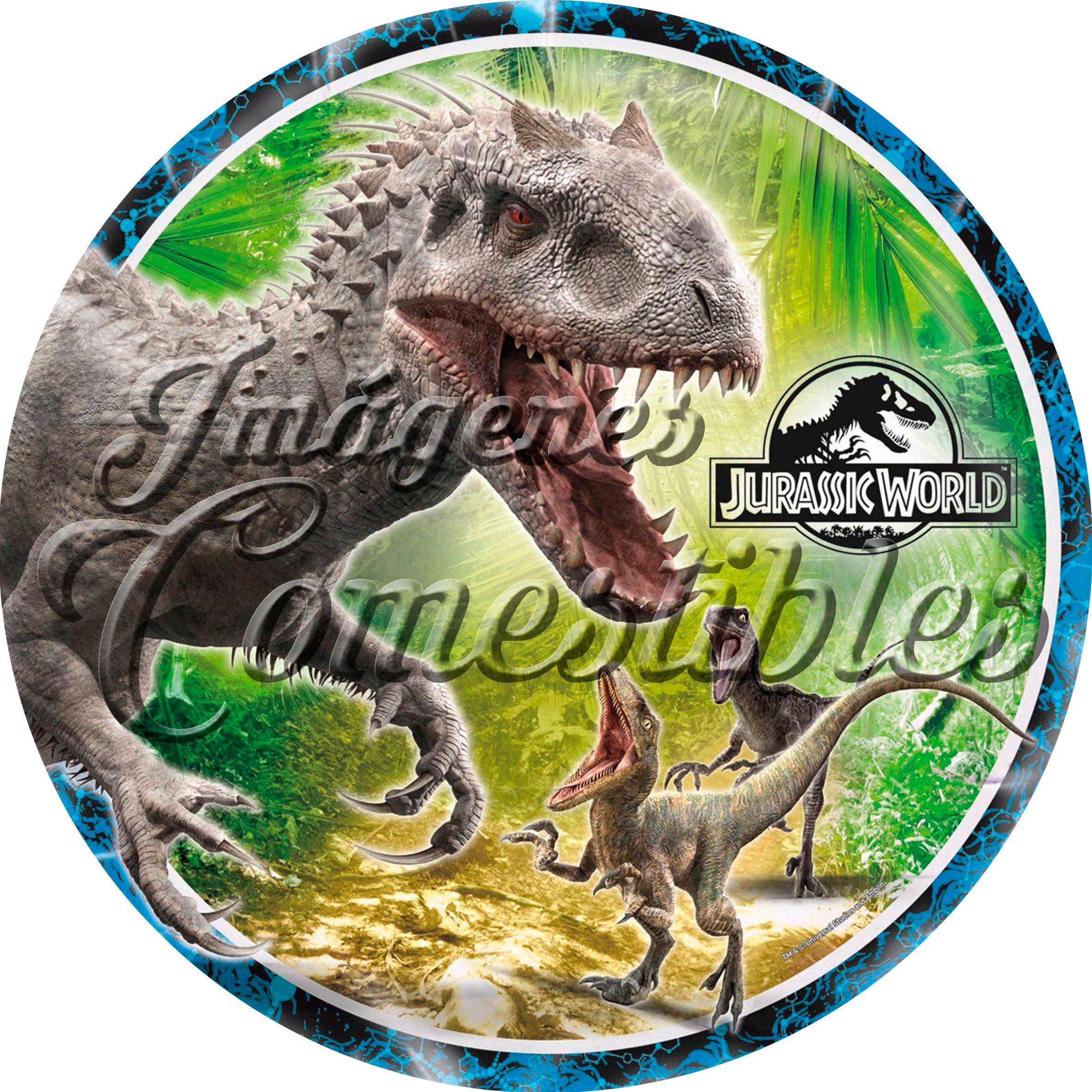 Oblea comestible - Jurassic park-2