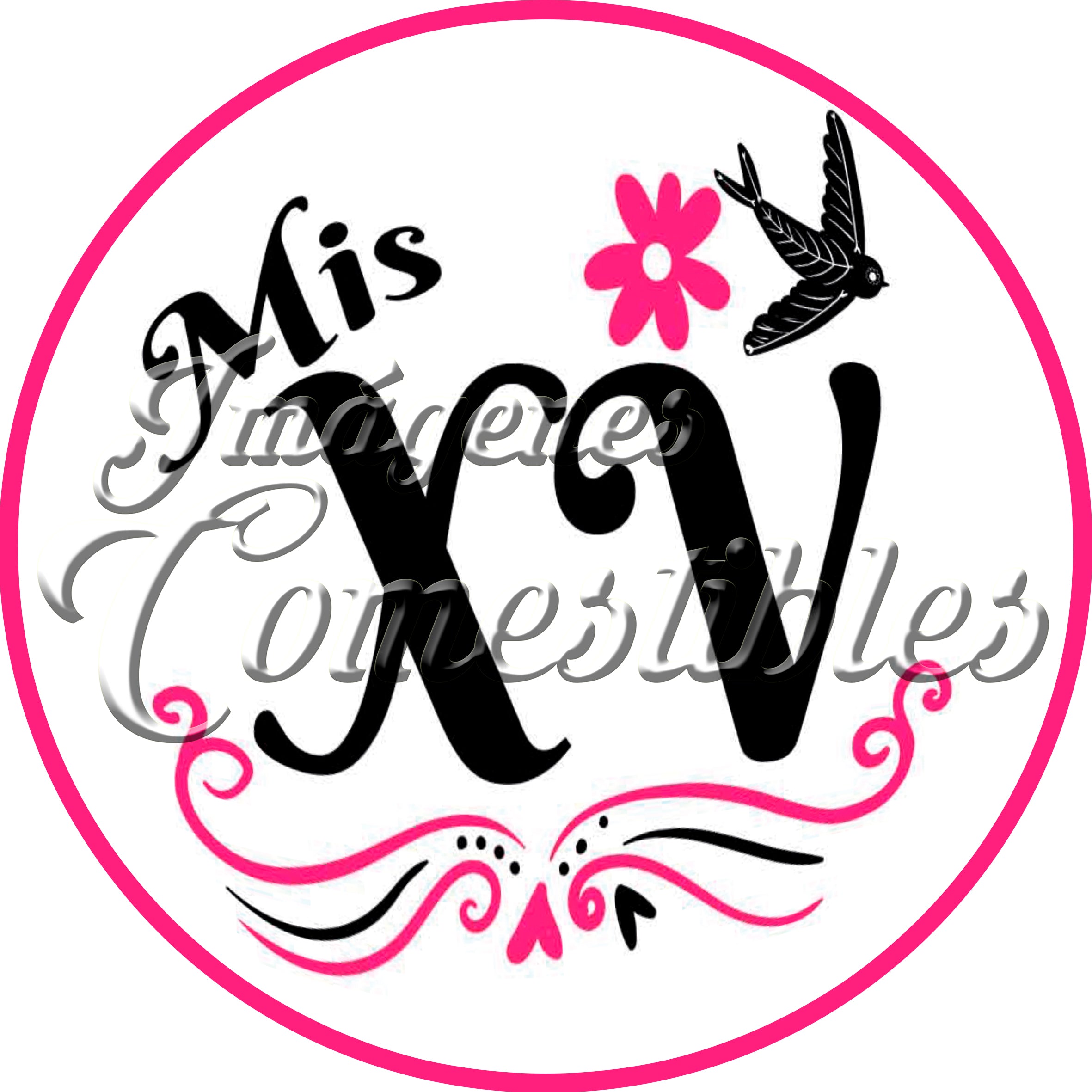 Oblea comestible - XV años-1