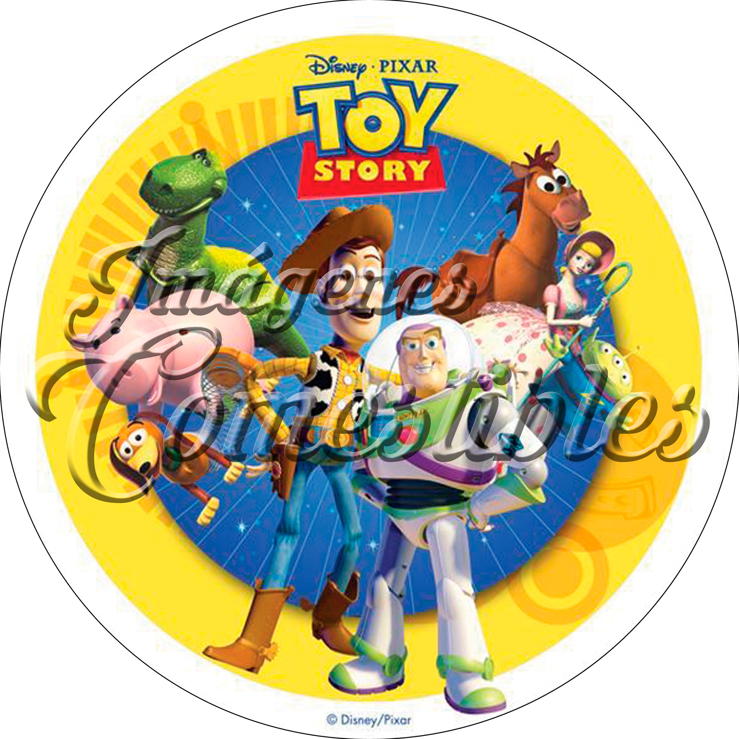 Oblea comestible - Toy story-4
