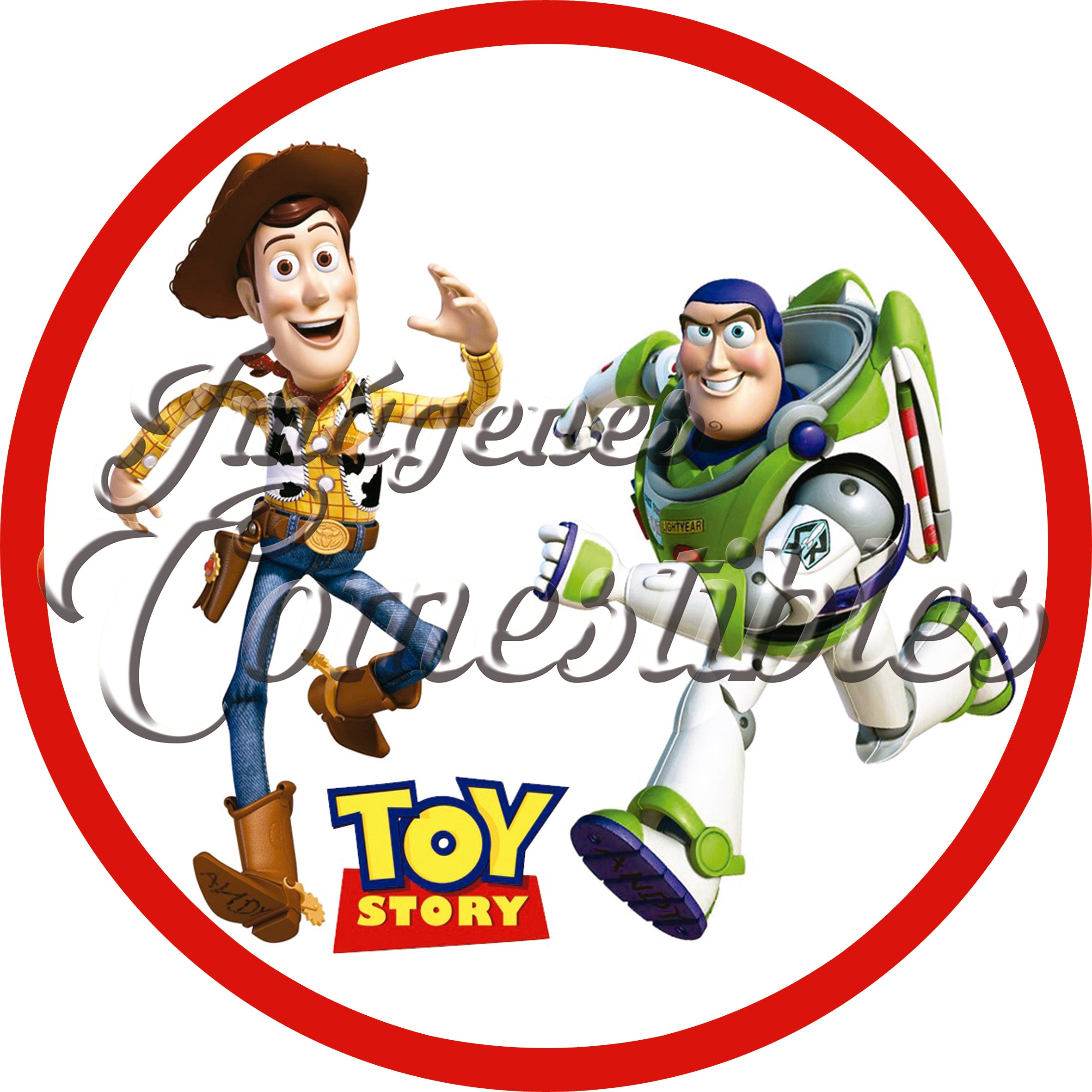 Oblea comestible - Toy story