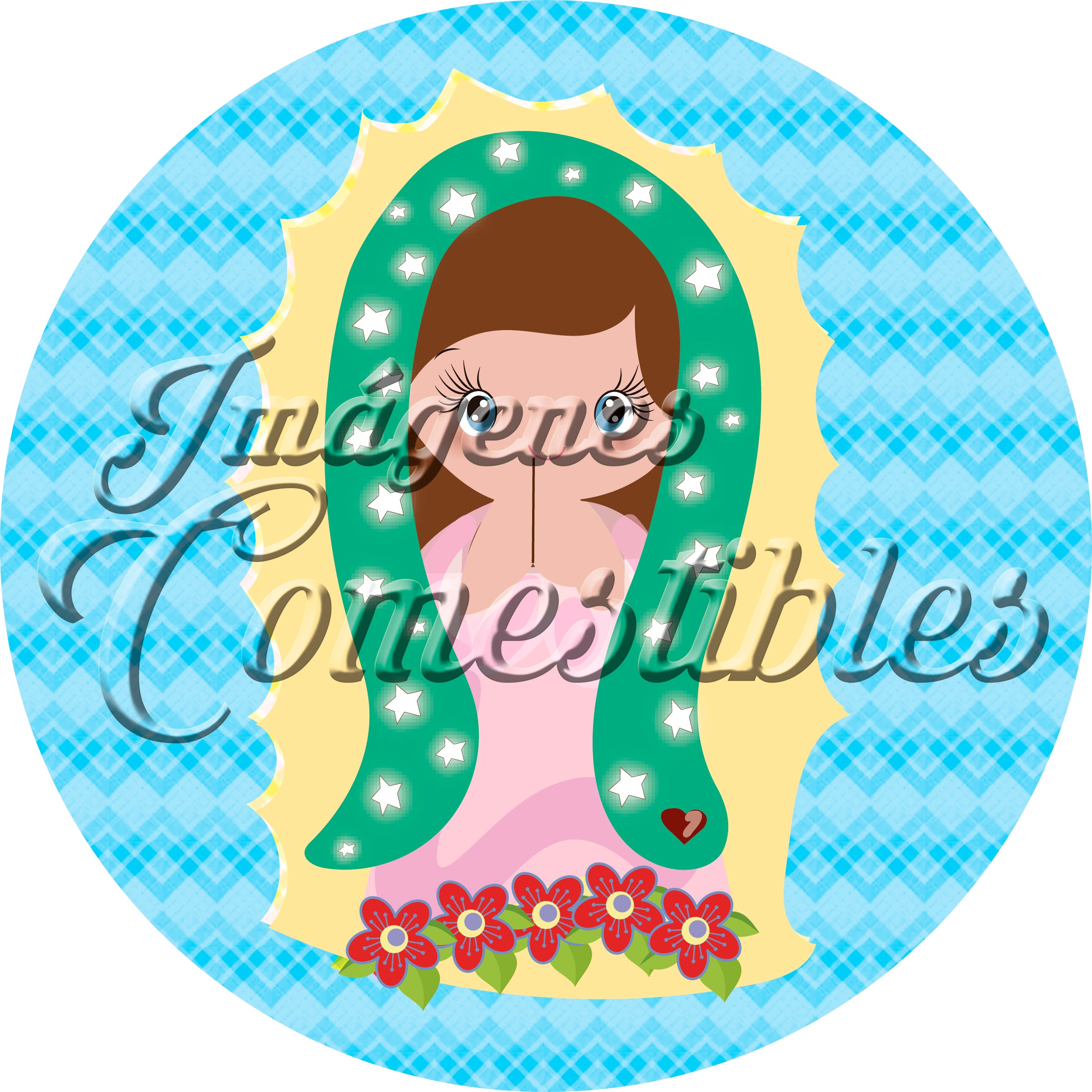 Oblea comestible - Virgencitas-1