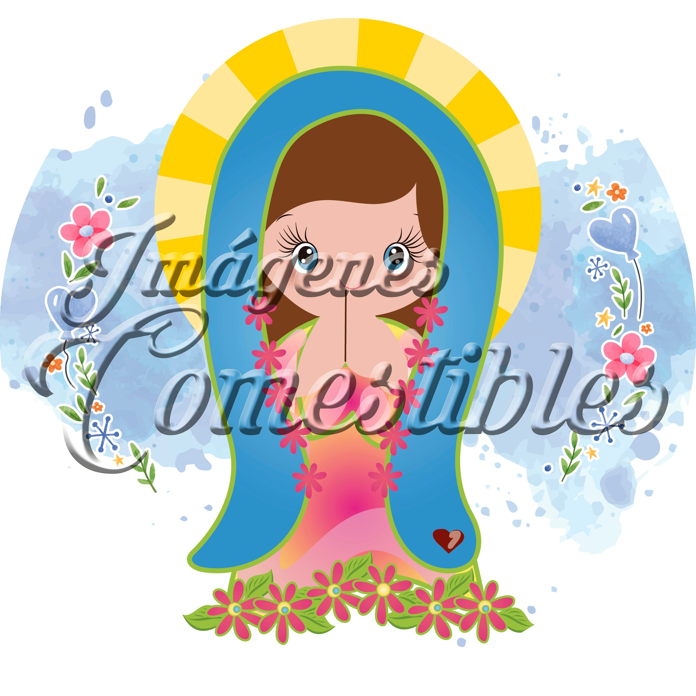Oblea comestible - Virgencitas